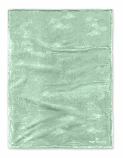 Wohndecken>TOM TAILOR Fleece-Wohndecke grün
