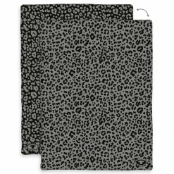 Jacquard Bettwäsche>TOM TAILOR Jaquard-Decke "Leo" schwarzgrau