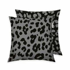 Jacquard Bettwäsche>TOM TAILOR Kissenhülle "Leo" schwarzgrau