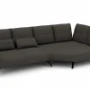 Sofas & Couches> Trapezeckgarnitur grau