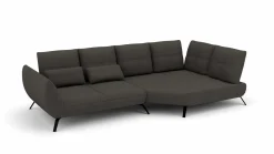 Sofas & Couches> Trapezeckgarnitur grau