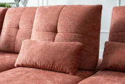 Trapezeckgarnitur rot^ Sofas & Couches