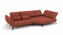 Trapezeckgarnitur rot^ Sofas & Couches