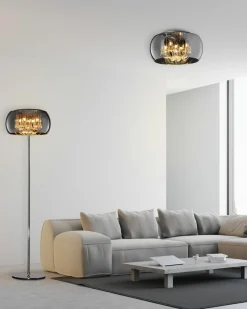 Trio Leuchten Deckenleuchte 5flg silberfarben^ Deckenleuchten