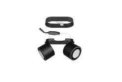 Trio Leuchten LED - Deckenleuchte 2flg schwarz^ Deckenleuchten