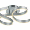Deckenleuchten>Trio Leuchten LED - Deckenleuchte 1flg silberfarben