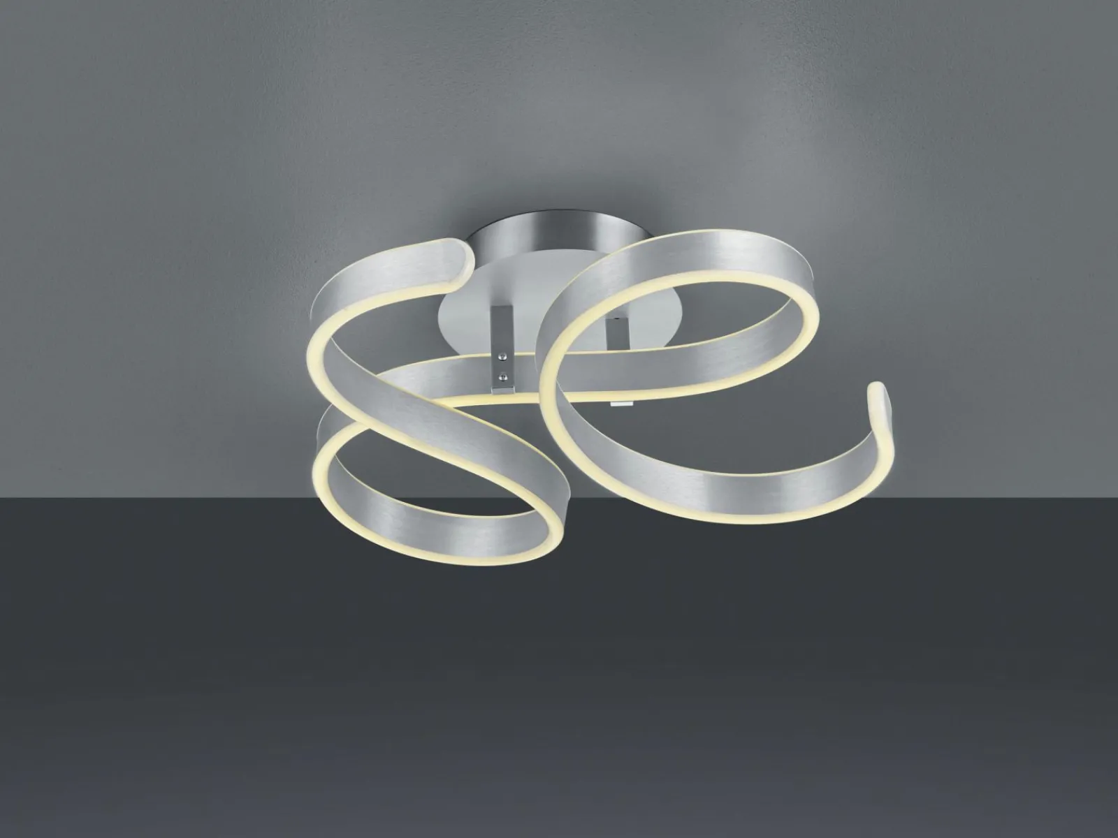 Deckenleuchten>Trio Leuchten LED - Deckenleuchte 1flg silberfarben