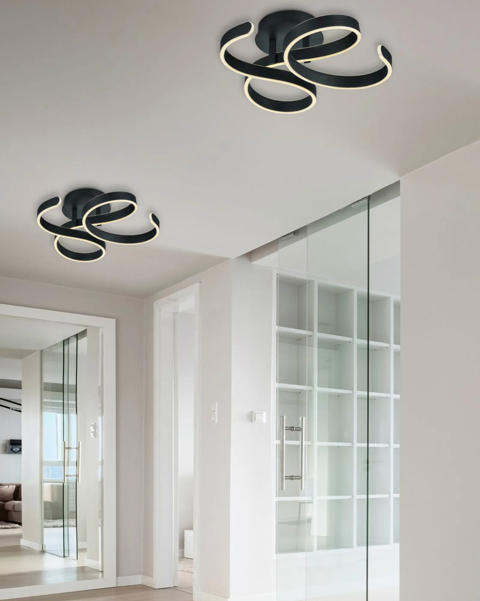 Trio Leuchten LED - Deckenleuchte 1flg grau^ Deckenleuchten