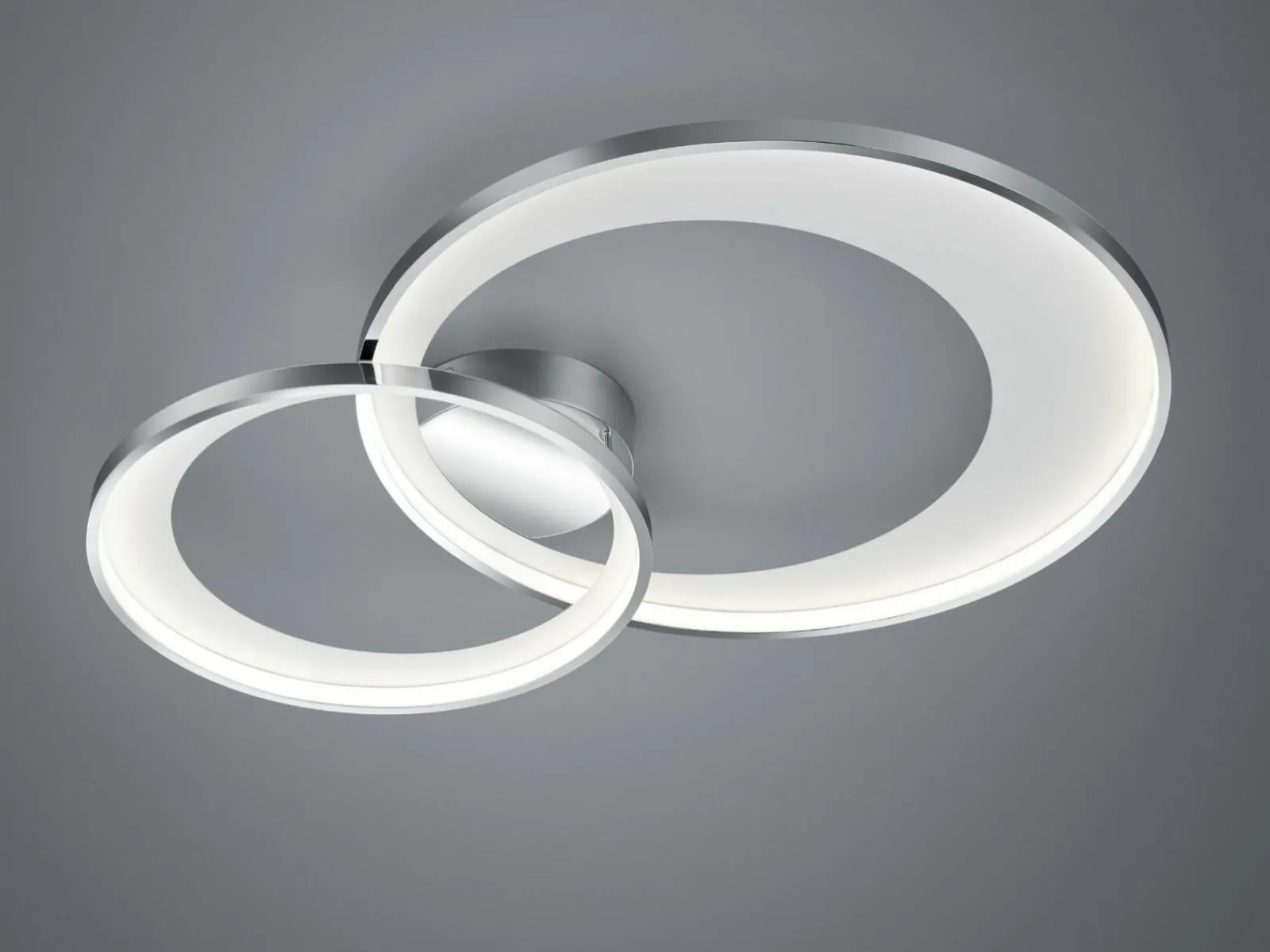 Trio Leuchten LED - Deckenleuchte 1flg silberfarben^ Deckenleuchten