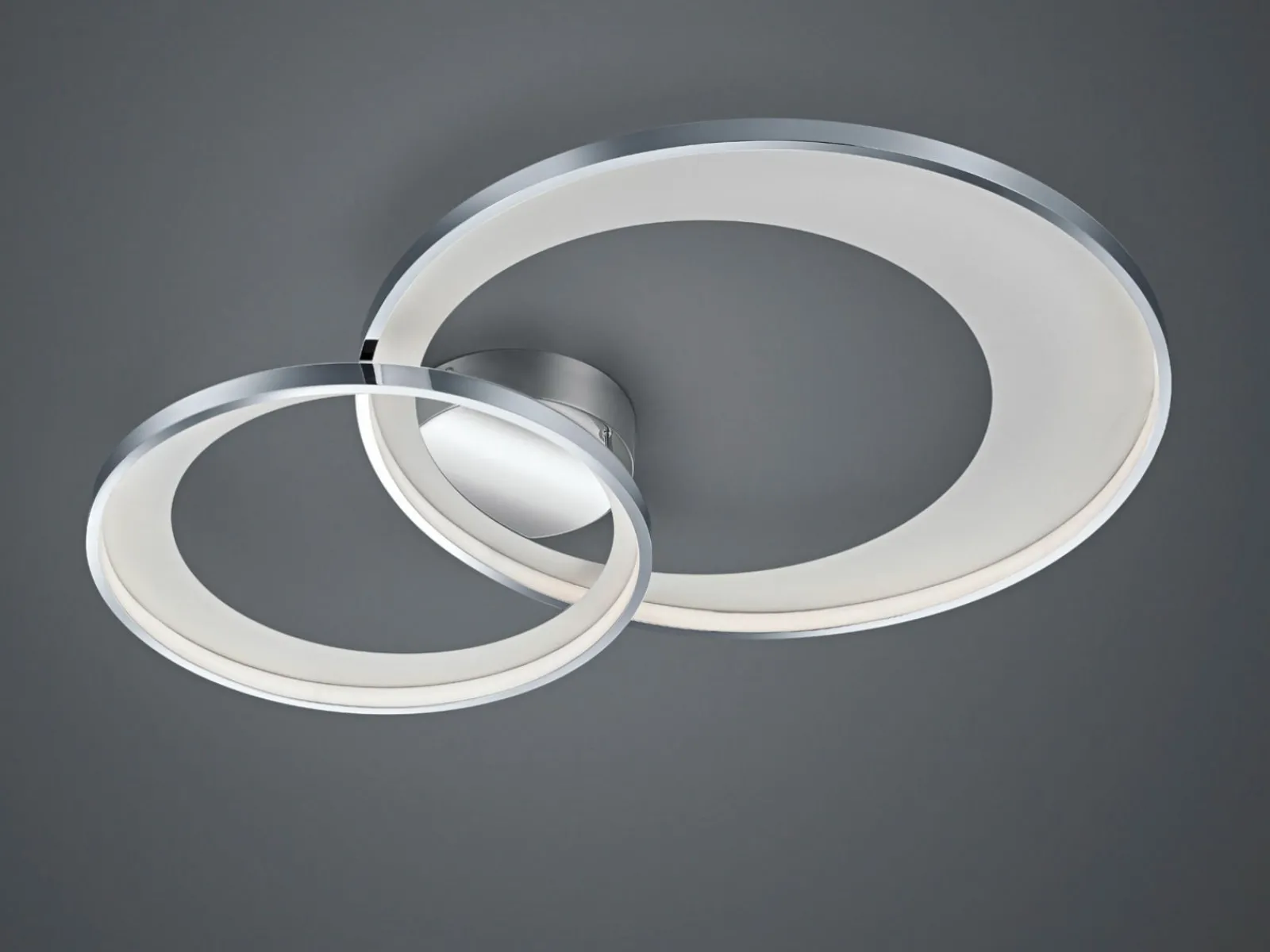 Trio Leuchten LED - Deckenleuchte 1flg silberfarben^ Deckenleuchten