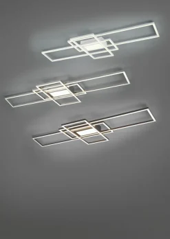 Trio Leuchten LED - Deckenleuchte 1flg silberfarben^ Deckenleuchten