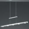 Trio Leuchten LED - Pendelleuchte 7flg grausilberfarben^ Pendelleuchten