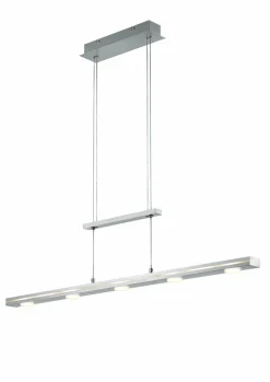 Trio Leuchten LED - Pendelleuchte 7flg grausilberfarben^ Pendelleuchten