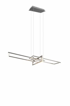 Pendelleuchten>Trio Leuchten LED - Pendelleuchte 1 flg silberfarben