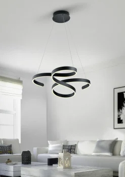 Trio Leuchten LED - Pendelleuchte 1 flg grau^ Pendelleuchten