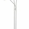 Stehleuchten>Trio Leuchten LED - Stehleuchte 2flg silberfarben