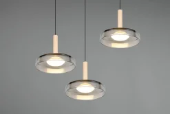 Pendelleuchten>Trio Leuchten LED-Pendelleuchte 3flg schwarz