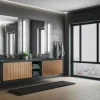 Trio Leuchten LED-Wandleuchte 1flg silberfarben^ Badleuchten