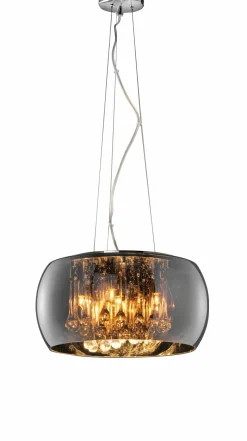 Pendelleuchten>Trio Leuchten Pendelleuchte 5flg silberfarben
