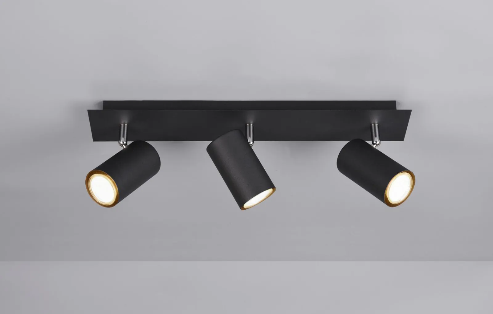 Spots>Trio Leuchten Strahler 3flg schwarz