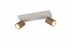 Spots>Trio Leuchten Strahler 2flg braun
