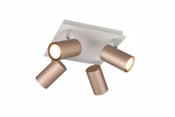 Trio Leuchten Strahler 4flg braun^ Spots