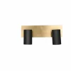 Spots>Trio Leuchten Strahler 2flg goldfarbenschwarz