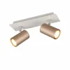 Spots>Trio Leuchten Strahler 2flg braun