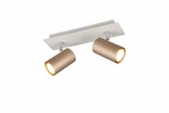 Spots>Trio Leuchten Strahler 2flg braun