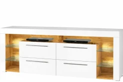 Tv & Mediamöbel|Kommoden & Sideboards> TV-Lowboard weiß