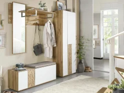 VALMONDO Garderobenbank mehrfarbig^ Schuhschränke