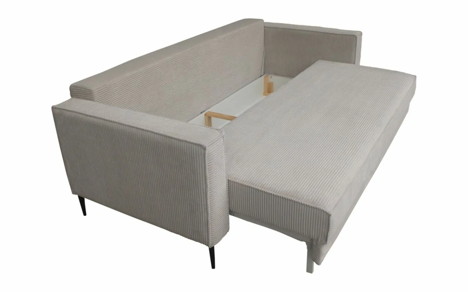 Verwandlungs-Sofa beige^ Sofas & Couches|Schlafsofas