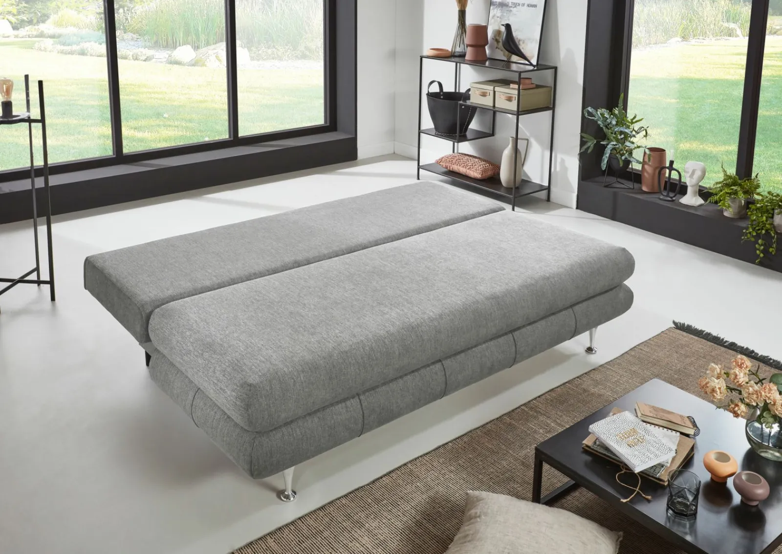 Sofas & Couches|Schlafsofas> Verwandlungssofa grau