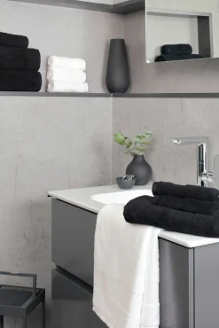 Duschtücher>Villeroy & Boch Duschtuch grauschwarz