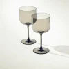 Villeroy & Boch 2er Weinkelch grau^ Weißweinglas