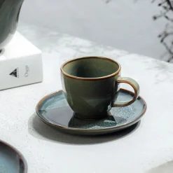 Villeroy & Boch Espressountertasse 11,8cm grün^ Tassen