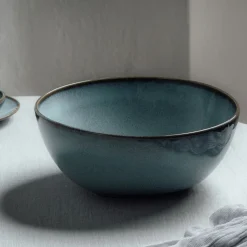 Villeroy & Boch Servierschüssel 25cm blau^ Serviergeschirr