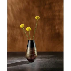 Villeroy & Boch Vase 18cm schwarz^ Sonstige Tischaccessoires