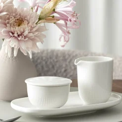 Villeroy & Boch Zuckerdose weiß^ Serviergeschirr