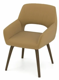 vito Armlehnenstuhl braungelborange^ Esszimmerstühle