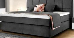 Boxspringbetten|Betten>vito Boxspringbett schwarz