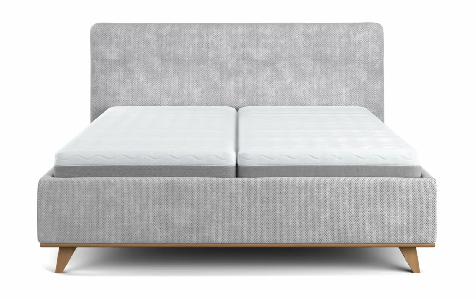 Polsterbetten|Betten>vito Designbett grau