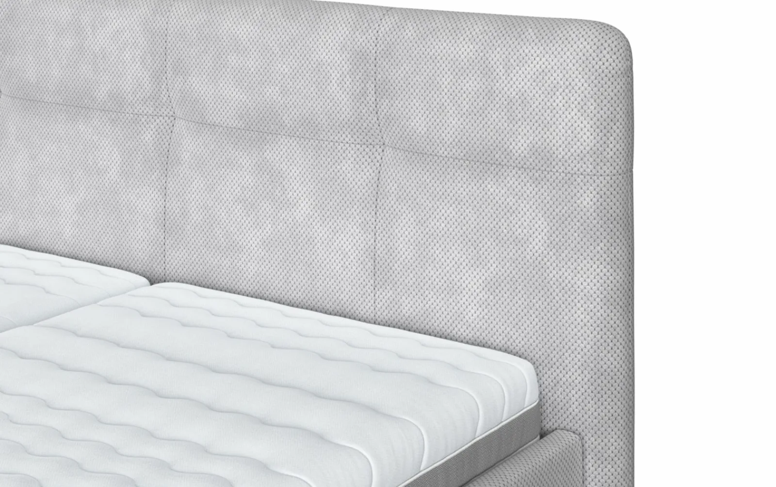 Polsterbetten|Betten>vito Designbett grau