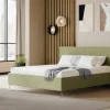 Polsterbetten|Betten>vito Designbett grün