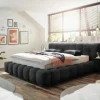 vito Designbett schwarz^ Polsterbetten|Betten