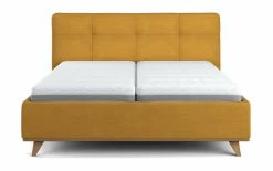 Polsterbetten|Betten>vito Desingbett orange