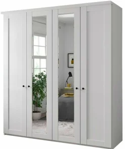 vito Drehtürenschrank weiß^ Kleiderschränke