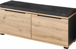 Schuhschränke>vito Garderobenbank braungrau