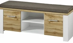 Schuhschränke>vito Garderobenbank weißbraun