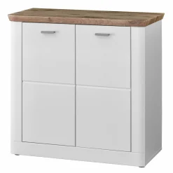 vito Kommode braunweißsilberfarbenschwarz^ Kommoden & Sideboards|Kommoden